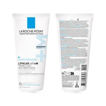 Crema triplu reparatoare cu textura lejera Lipikar Light AP+M, 200 ml, La Roche-Posay Crema triplu reparatoare cu textura lejera Lipikar Light AP+M, 200 ml, La Roche-Posay