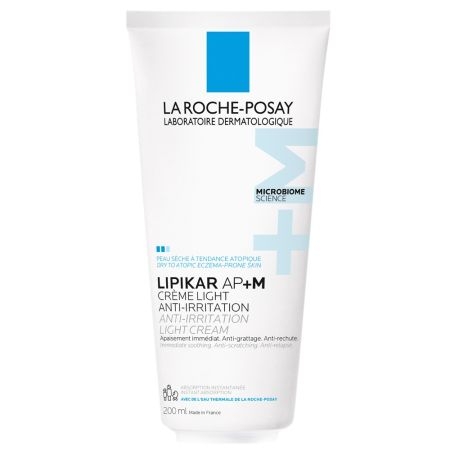 Crema triplu reparatoare cu textura lejera Lipikar Light AP+M, 200 ml, La Roche-Posay Crema triplu reparatoare cu textura lejera Lipikar Light AP+M, 200 ml, La Roche-Posay