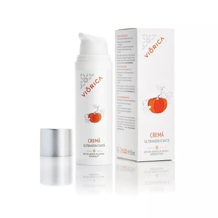 Crema ultrahidratanta cu ulei de samburi de dovleac, 50 ml, Viorica Crema ultrahidratanta cu ulei de samburi de dovleac, 50 ml, Viorica