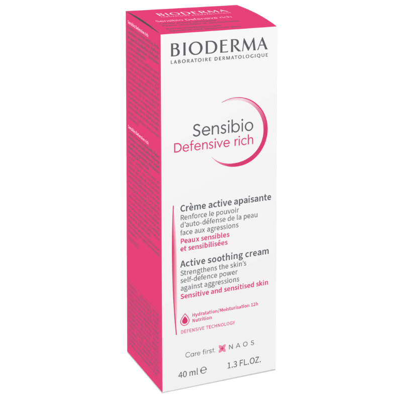 Crema calmanta Sensibio Defensive Rich, 40 ml, Bioderma Crema calmanta Sensibio Defensive Rich, 40 ml, Bioderma