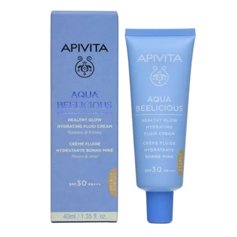 Crema coloranta SPF 30 Aqua Beelicious, 40 ml, Apivita Crema coloranta SPF 30 Aqua Beelicious, 40 ml, Apivita