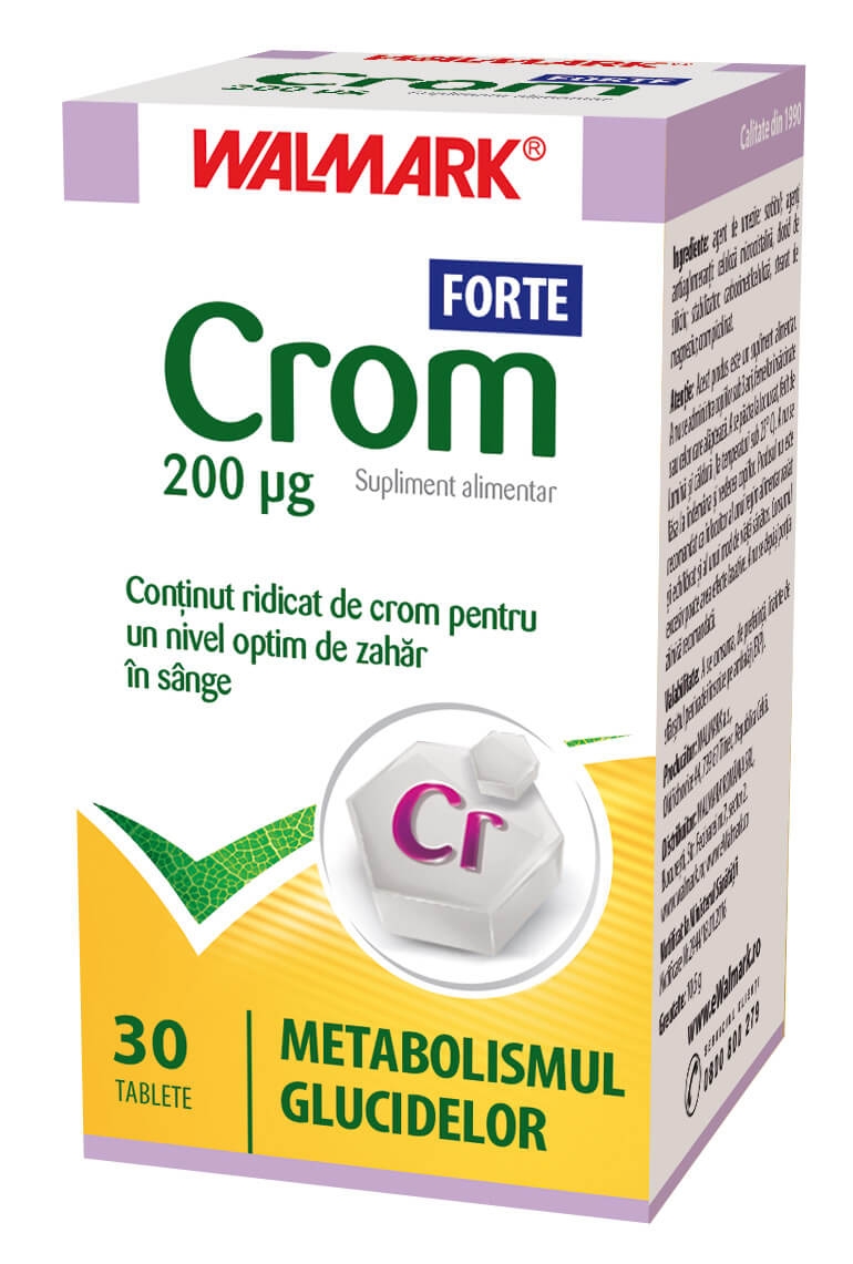 Crom Forte, 30 tablete, Walmark Crom Forte, 30 tablete, Walmark