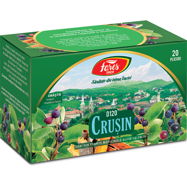 Ceai crusin, 20plicuri, Fares
