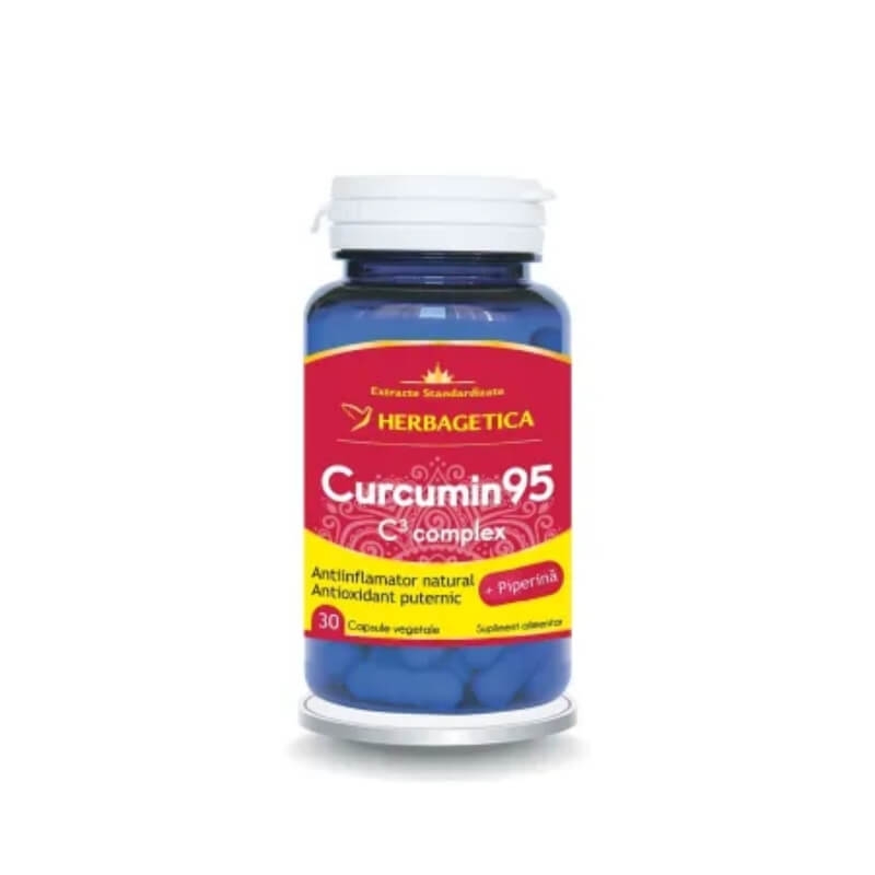 Curcumin95 C3 Complex, 30 capsule, Herbagetica Curcumin95 C3 Complex, 30 capsule, Herbagetica