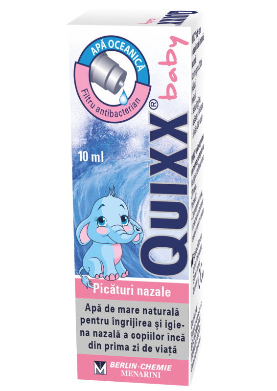 Picaturi nazale Quixx Baby, 10 ml, Berlin-Chemie Ag Picaturi nazale Quixx Baby, 10 ml, Berlin-Chemie Ag