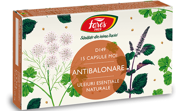 Antibalonare, D149, 15 capsule moi, Fares Antibalonare, D149, 15 capsule moi, Fares