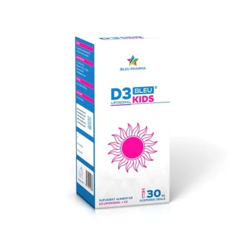 D3 Bleu Kids suspensie orala, 30 ml, Bleu Pharma D3 Bleu Kids suspensie orala, 30 ml, Bleu Pharma