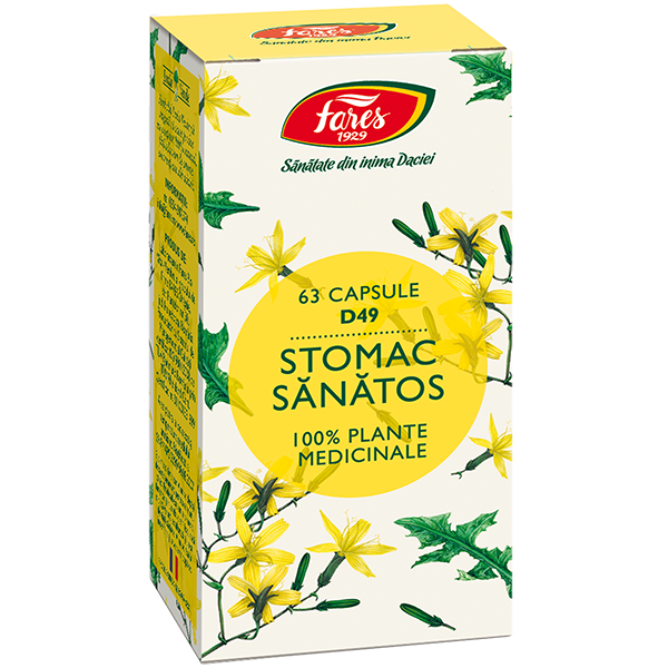 Stomac Sanatos (D49) 63caps., Fares Stomac Sanatos (D49) 63caps., Fares