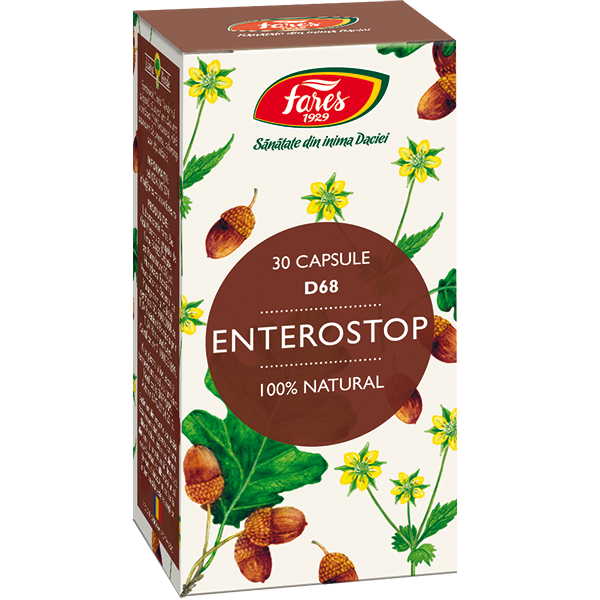 Enterostop antidiareic (D68) 30caps., Fares Enterostop antidiareic (D68) 30caps., Fares