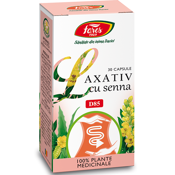 Laxativ cu senna 30caps., Fares Laxativ cu senna 30caps., Fares
