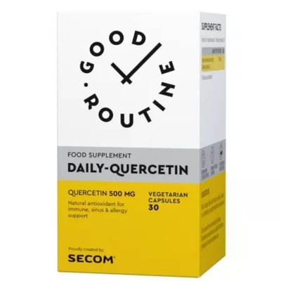 Daily Quercetin 500 mg Good Routine, 30 capsule vegetale, Secom Daily Quercetin 500 mg Good Routine, 30 capsule vegetale, Secom