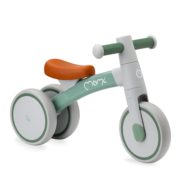 Bicicleta fara pedale Tedi, +12 luni, Green, Momi Bicicleta fara pedale Tedi, +12 luni, Green, Momi