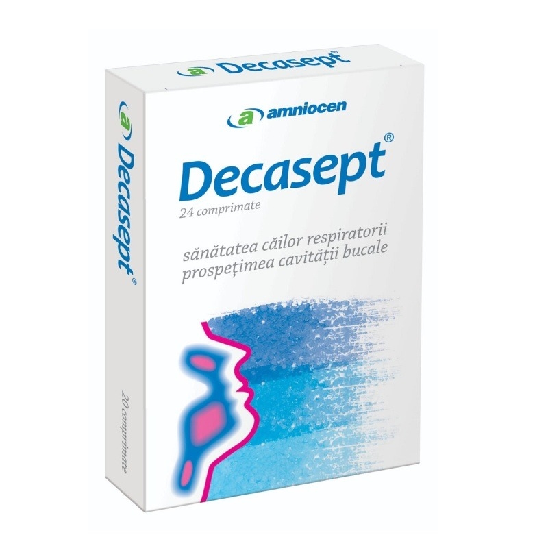Decasept, 24 comprimate, Amniocen Decasept, 24 comprimate, Amniocen