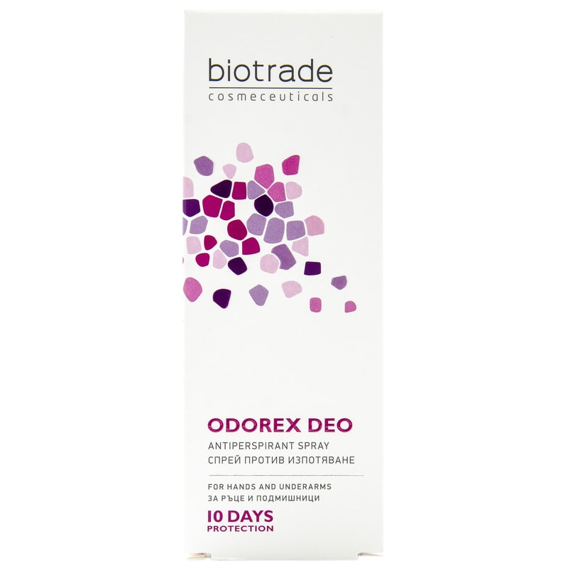 Deo spray antiperspirant impotriva transpiratiei excesive Odorex Deo, 40 ml, Biotrade Deo spray antiperspirant impotriva transpiratiei excesive Odorex Deo, 40 ml, Biotrade