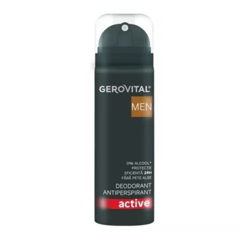 Deodorant antiperspirant Active Men, 150 ml, Gerovital Deodorant antiperspirant Active Men, 150 ml, Gerovital