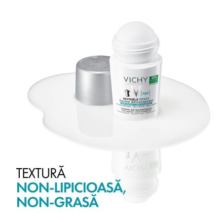 Deodorant roll-on Invisible Resist 72h, 50 ml, Vichy Deodorant roll-on Invisible Resist 72h, 50 ml, Vichy