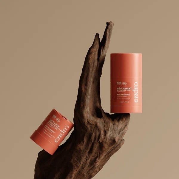 Deodorant stick reincarcabil cu trandafir si zmeura, 50g, Endro Deodorant stick reincarcabil cu trandafir si zmeura, 50g, Endro