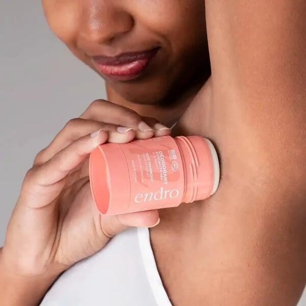 Deodorant stick reincarcabil cu trandafir si zmeura, 50g, Endro Deodorant stick reincarcabil cu trandafir si zmeura, 50g, Endro