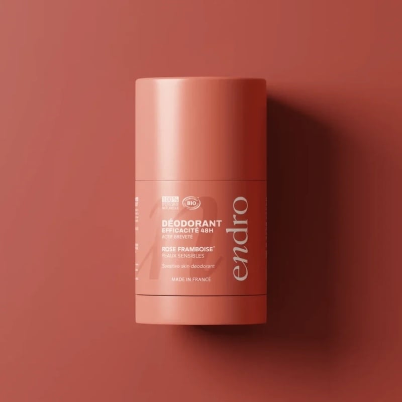 Deodorant stick reincarcabil cu trandafir si zmeura, 50g, Endro Deodorant stick reincarcabil cu trandafir si zmeura, 50g, Endro