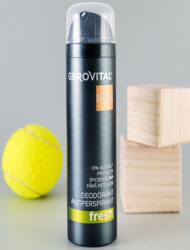 Deodorant antiperspirant Men Fresh, 150 ml, Gerovital Deodorant antiperspirant Men Fresh, 150 ml, Gerovital