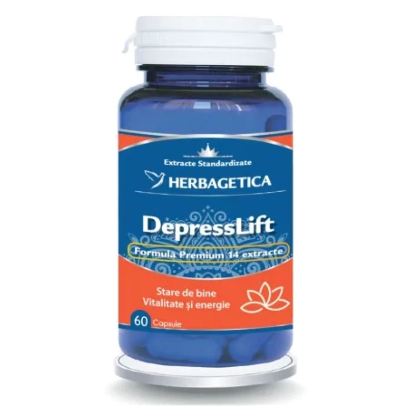 Depresslift, 60 capsule, Herbagetica Depresslift, 60 capsule, Herbagetica