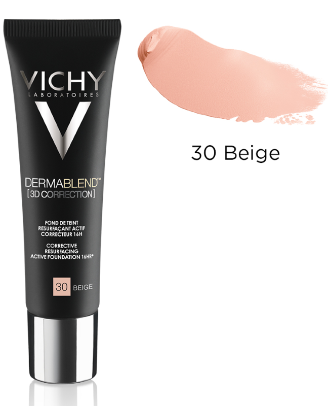 Dermablend 3D Fond de ten corector 30, 30ml, Vichy Dermablend 3D Fond de ten corector 30, 30ml, Vichy