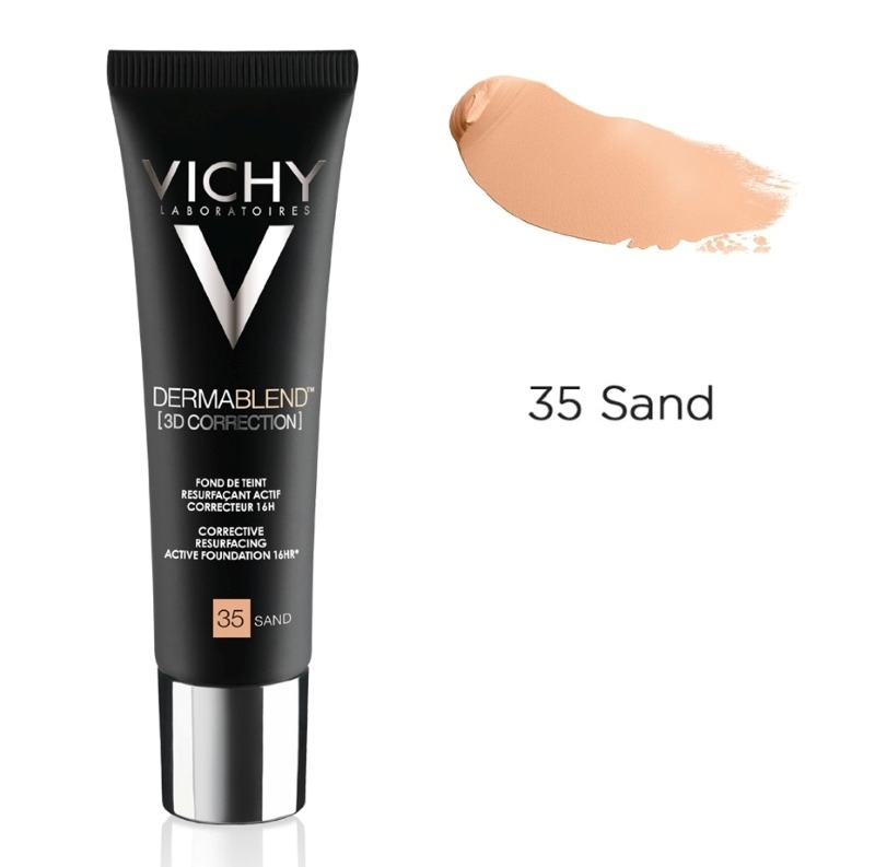 Dermablend 3D Fond de ten corector 35, 30ml, Vichy Dermablend 3D Fond de ten corector 35, 30ml, Vichy