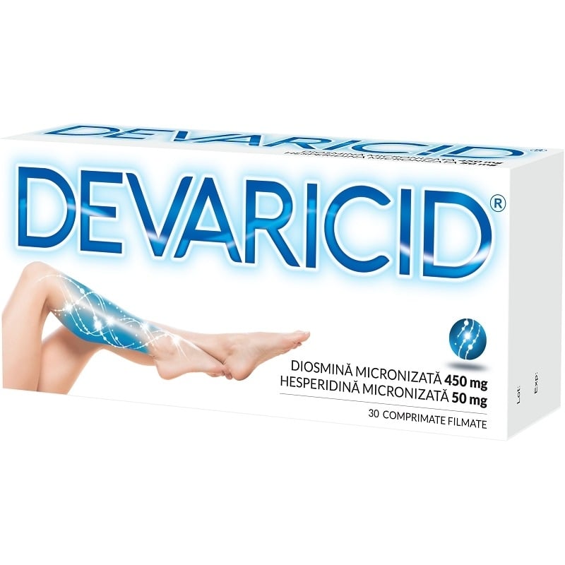 Devaricid, 450 mg/50 mg, 30 comprimate filmate, Biofarm Devaricid, 450 mg/50 mg, 30 comprimate filmate, Biofarm
