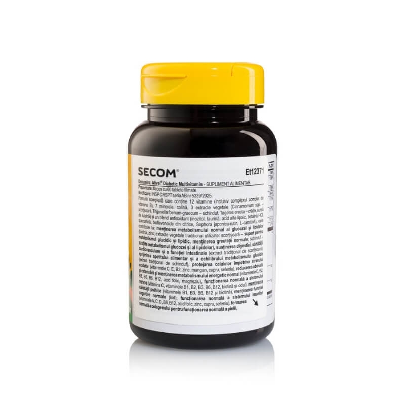 Alive Diabetic Multivitamin Nature's Way, 60 tablete, Secom Alive Diabetic Multivitamin Nature's Way, 60 tablete, Secom
