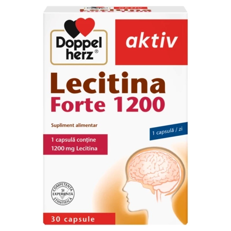 Aktiv Lecitina forte 1200mg, 30caps, Doppelherz Aktiv Lecitina forte 1200mg, 30caps, Doppelherz