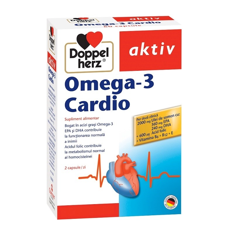 Aktiv Omega-3 Cardio, 60caps, Doppelherz Aktiv Omega-3 Cardio, 60caps, Doppelherz