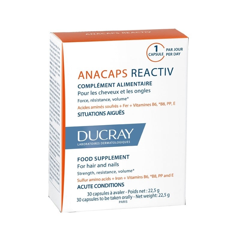 Anacaps Reactiv, 30 capsule, Ducray Anacaps Reactiv, 30 capsule, Ducray