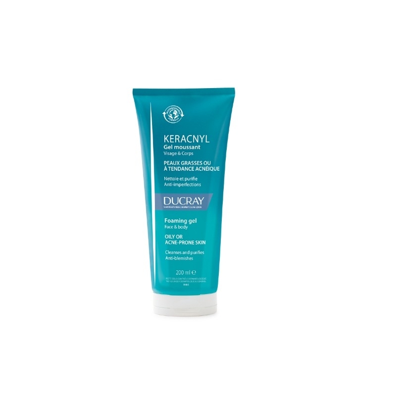 Keracnyl gel curatare anti-acnee, 200ml, Ducray Keracnyl gel curatare anti-acnee, 200ml, Ducray