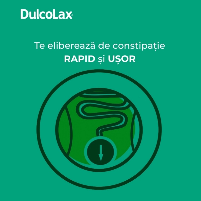 Dulcolax 10 mg, 6 supozitoare, Sanofi Dulcolax 10 mg, 6 supozitoare, Sanofi