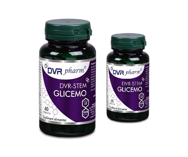 DVR-Stem Glicemo, pachet 60 + 30 capsule, DVR Pharm DVR-Stem Glicemo, pachet 60 + 30 capsule, DVR Pharm