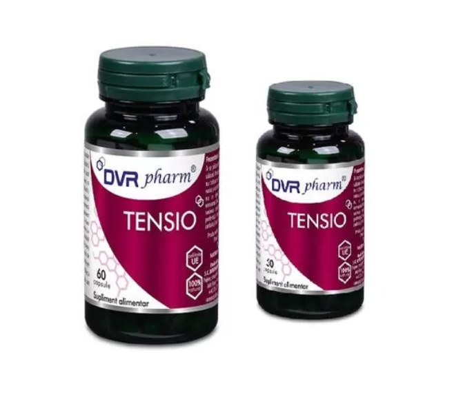 DVR Pharm - Tensio pachet 60caps + 30caps DVR Pharm - Tensio pachet 60caps + 30caps