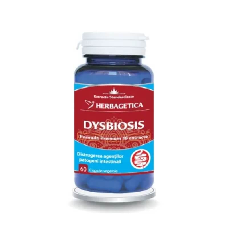 Dysbiosis, 60 capsule, Herbagetica Dysbiosis, 60 capsule, Herbagetica