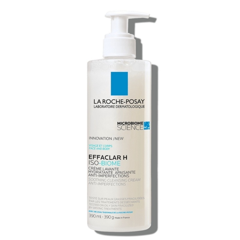 Effaclar H Iso-Biome crema de spalare, 390ml, La Roche-Posay Effaclar H Iso-Biome crema de spalare, 390ml, La Roche-Posay
