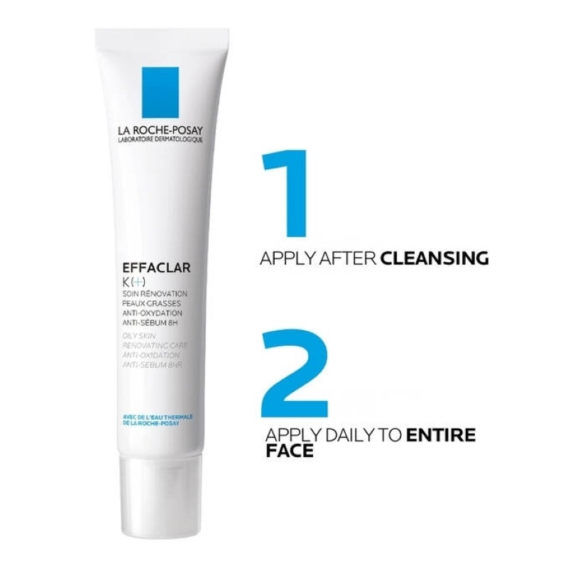 Effaclar K+ crema pentru ten gras, 40ml, La Roche-Posay Effaclar K+ crema pentru ten gras, 40ml, La Roche-Posay