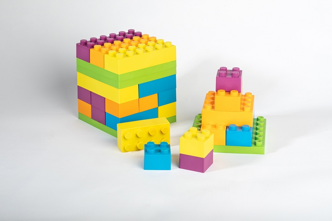 Set constructii, 38 piese, eKoala, BIOplastic