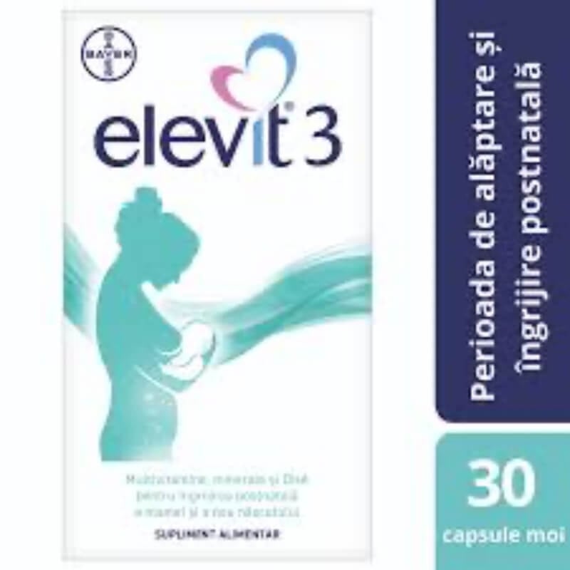 Elevit 3, 30 capsule, Bayer Elevit 3, 30 capsule, Bayer