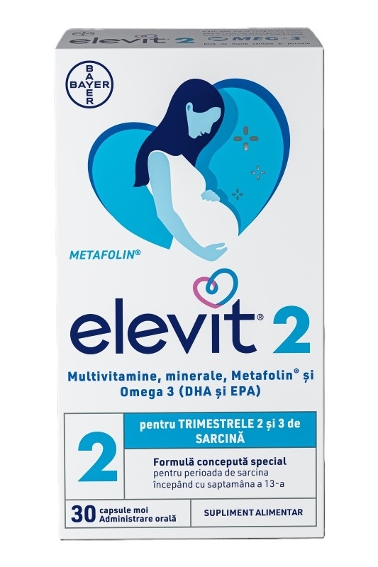 Elevit 2, 30 capsule, Bayer Elevit 2, 30 capsule, Bayer