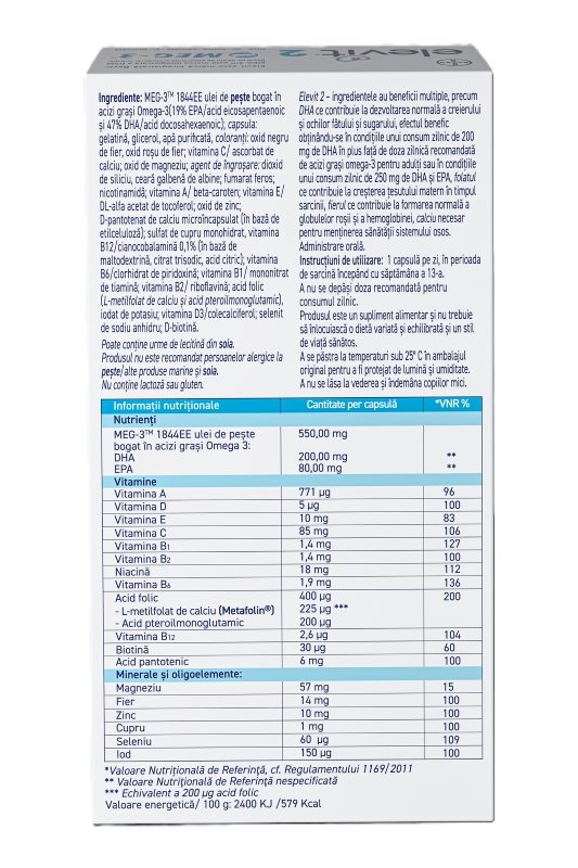 Elevit 2, 30 capsule, Bayer Elevit 2, 30 capsule, Bayer