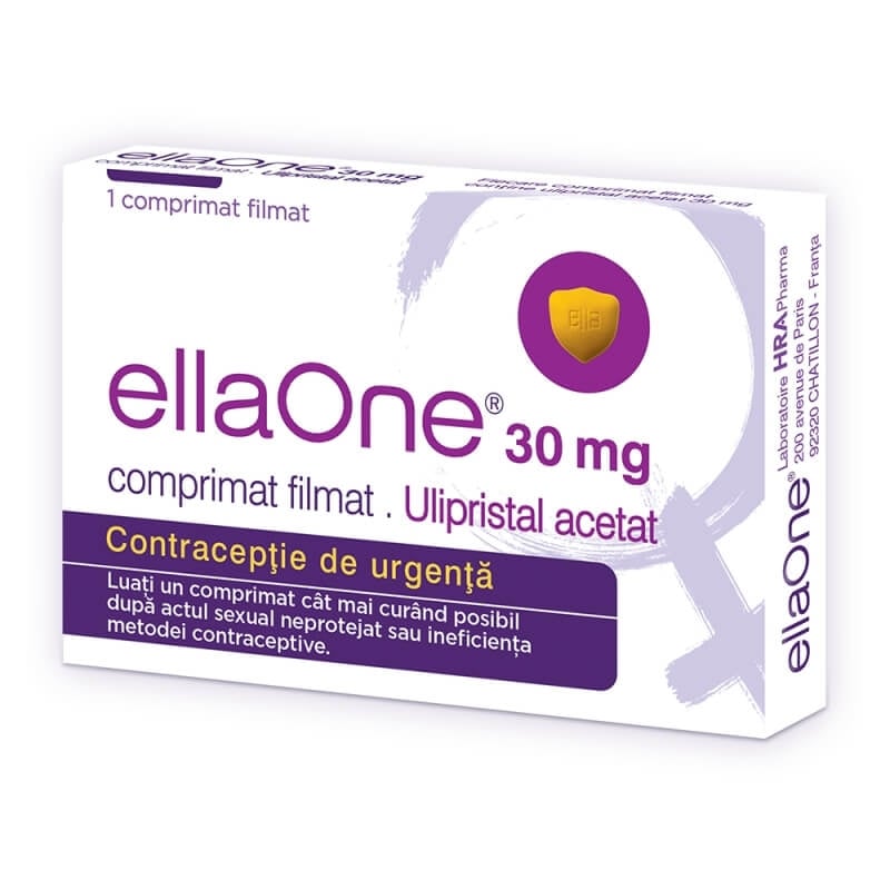 ellaOne 30mg, 1 comprimat, Hra Pharma ellaOne 30mg, 1 comprimat, Hra Pharma