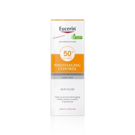 Emulsie pentru fata SPF 50+ Sun Protection Photoaging Control, 50 ml, Eucerin Emulsie pentru fata SPF 50+ Sun Protection Photoaging Control, 50 ml, Eucerin