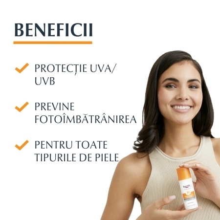 Emulsie pentru fata SPF 50+ Sun Protection Photoaging Control, 50 ml, Eucerin Emulsie pentru fata SPF 50+ Sun Protection Photoaging Control, 50 ml, Eucerin