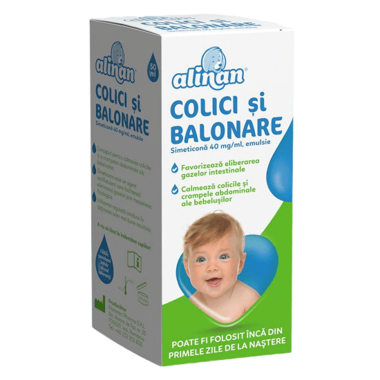 Emulsie colici si balonare Alinan, 50 ml, Fiterman Pharma Emulsie colici si balonare Alinan, 50 ml, Fiterman Pharma