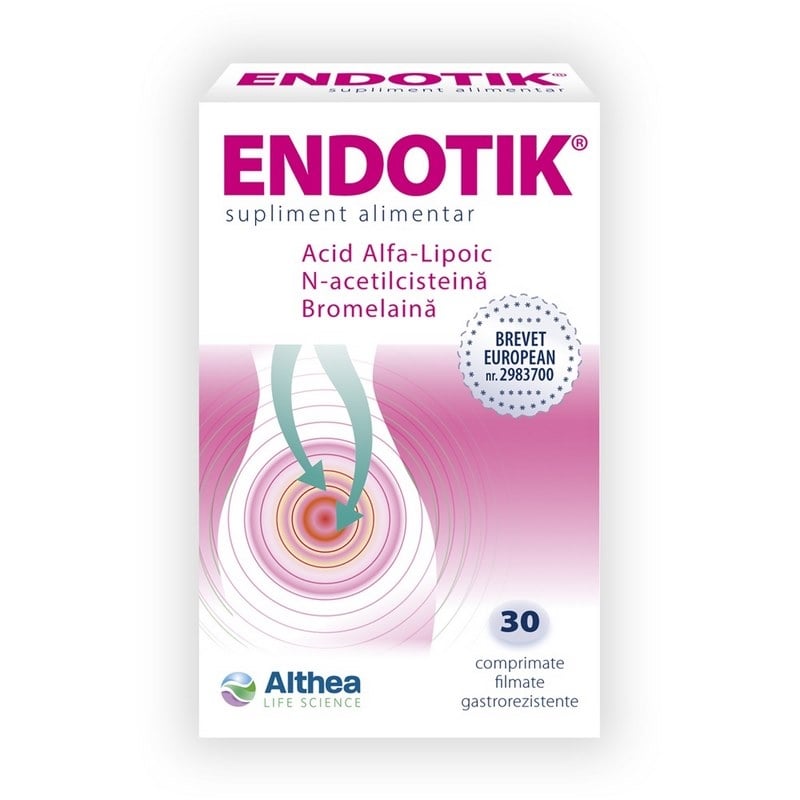 Endotik, 30 comprimate, Althea Life Science Endotik, 30 comprimate, Althea Life Science