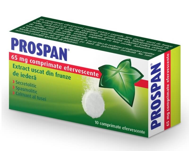 Prospan, 65 mg, 10 comprimate efervescente, Engelhard Arzneimittel Prospan, 65 mg, 10 comprimate efervescente, Engelhard Arzneimittel