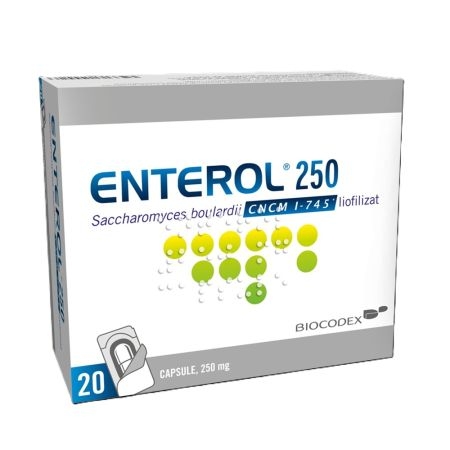 Enterol 250 mg, 20 capsule, Biocodex Enterol 250 mg, 20 capsule, Biocodex
